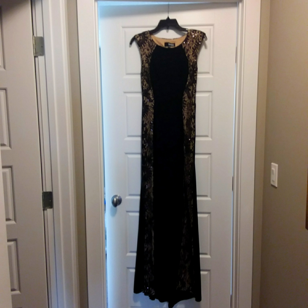 Black evening gown